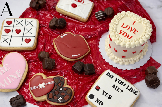 Valentine Cake & Cookie Bundle